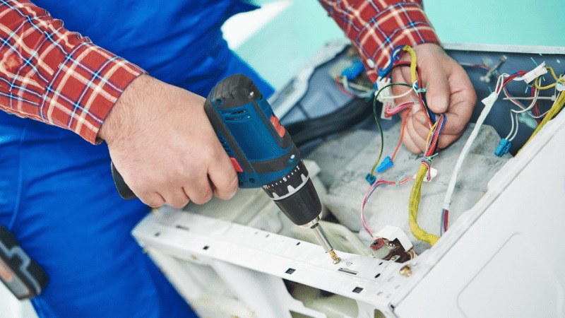 Seferihisar Grundig Grundig çamaşır makinesi kart tamiri – Su almama arızası orijinal parça ile giderildi. - Teknik servis örneği