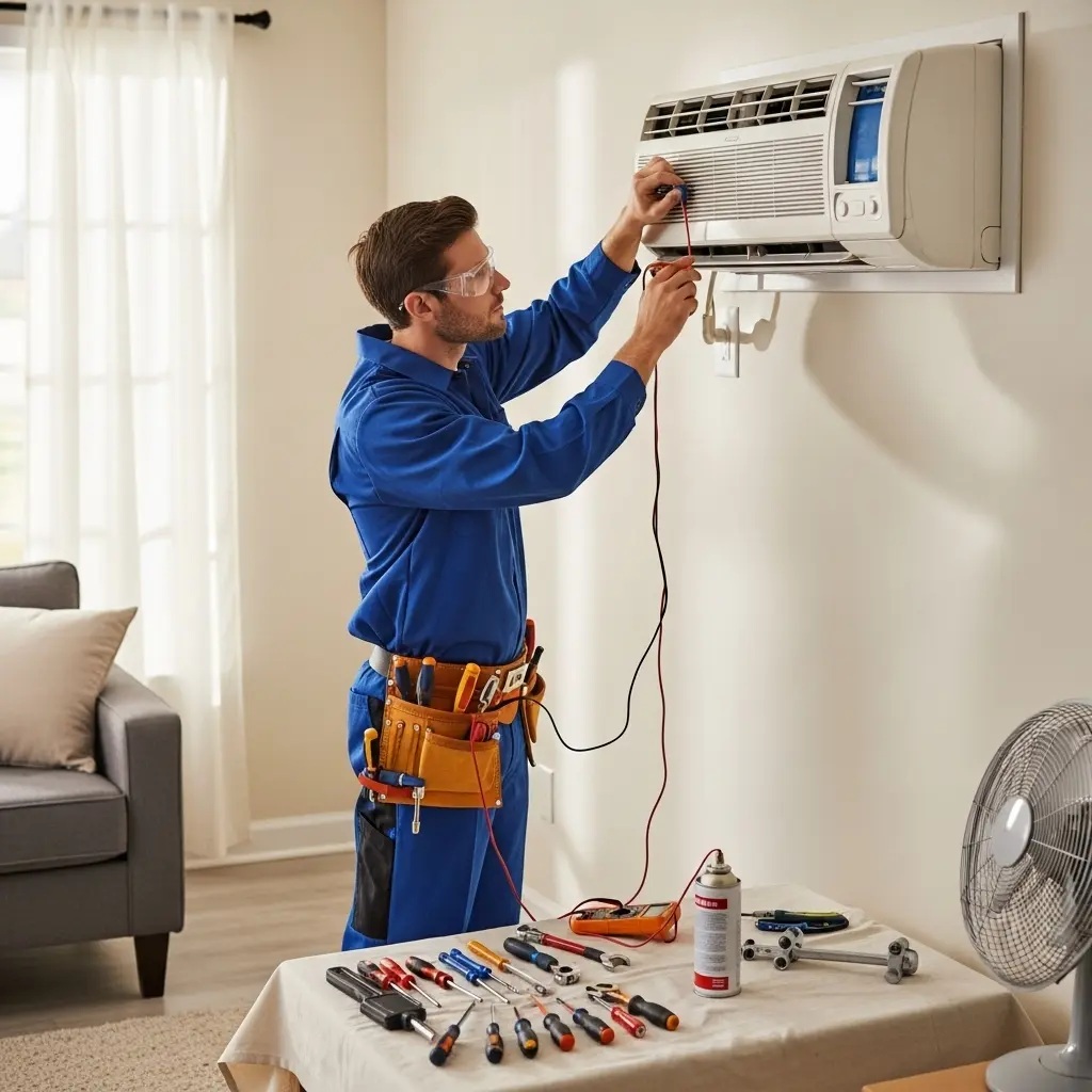 Seferihisar Grundig Grundig klima gaz dolumu ve bakım – Enerji verimliliği artırıldı. - Teknik servis örneği